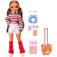 Barbie Dream Besties Wochenendausflug Modepuppe „Teresa“ mit 7 Zubehörteilen zum Thema Reisen, Modepuppe, 4 Jahr(e), Mädchen, 298 mm, Mehrfarbig