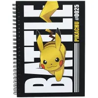 Mad Monkey Pokemon - A5 Notebook Battle Pikachu