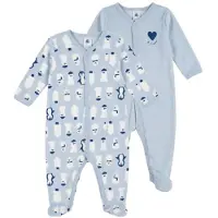 Petit Bateau Pyjamas/ Nachthemden DORS BIEN X 2 kind