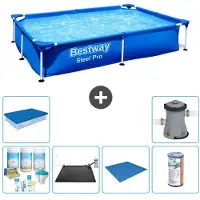Bestway Steel Pro Rechteckig - 221x150x43 cm - 7-teilig S21514