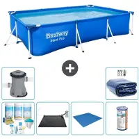 Bestway Steel Pro Rechteckig - 300x201x66 cm - 7-teilig S21554