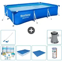 Bestway Steel Pro Rechteckig - 300x201x66 cm - 7-teilig S21548