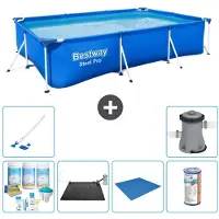 Bestway Steel Pro Rechteckig - 300x201x66 cm - 7-teilig S22078