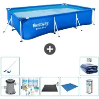 Bestway Steel Pro Rechteckig - 300x201x66 cm - 8-teilig S21569