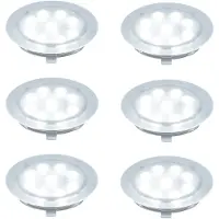 Paulmann Special Einbauleuchte Set UpDownlight LED 6x1W 230/12V 45mm Transparent