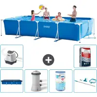 Intex Rechteckiger Frame Pool - 450x220x84 cm - 7-teilig S30266