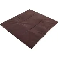 Stanislaw Jurga PillowPrim Hundekissen Hundekorb Kissen Hundepolster Hundehütte Polster Betten mittelgroße Hunde R3-49 x 43 cm Braun Samt