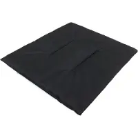 Stanislaw Jurga PillowPrim Hundekissen Hundekorb Kissen Hundepolster Hundehütte Polster Betten mittelgroße Hunde R4-56 x 49 cm Schwarz Codura