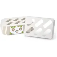 Biozoyg 100 Stück Einlagen für Muffinboxen für 6 Cupcakes, für Muffin-Schachteln Dessertboxen umweltfreundliche Materialien