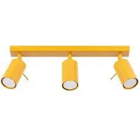 Sollux SL.2185 Deckenleuchte RING 3L gelb