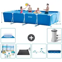 Intex Rechteckiger Frame Pool - 450x220x84 cm - 7-teilig S21129