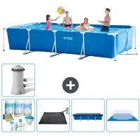 Intex Rechteckiger Frame Pool - 450x220x84 cm - 6-teilig S20064