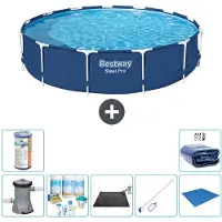 Bestway Steel Pro Rund - 396x84 cm - 8-teilig S21608