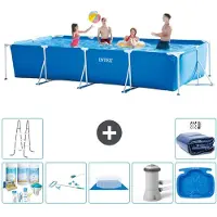 Intex Rechteckiger Frame Pool - 450x220x84 cm - 8-teilig S20080