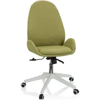 Hjh OFFICE Home Office Bürostuhl AVEA I Schreibtischstuhl mit Armlehnen Stoff Drehstuhl