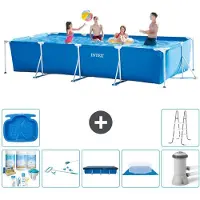 Intex Rechteckiger Frame Pool - 450x220x84 cm - 8-teilig S20070