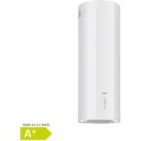 Klarstein Barella - Dunstabzugshaube, freihängend, Abzugshaube, Umluft 518 m³/h LED, Inselhaube Umluft 35 x 93 x 43 cm, weiß