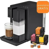 Tchibo Qbo MILK MASTER + 24 Kapseln Kapselmaschine Schwarz