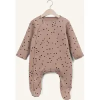 Play Up Baby Strampler Printed Rib Jumpsuit - Taupe - Größe 62