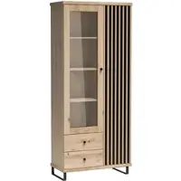 Masseno VITRINE ALMERIA 191 / 86,4 cm in Eiche Artisan