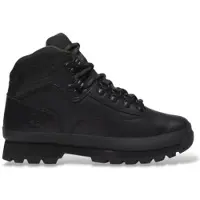 Timberland für Damen. TB0A5TR6W021 Lederstiefel Euro Hiker schwarz (38 W), Wohnung, Schnürsenkel, Draußen