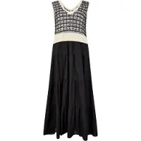 Apricot Midikleid "Tanktop-Midi-Kleid in Lagenoptik" mit gerippten Details