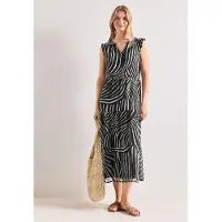 Street One Maxikleid Ohne Taschen mit allover Print