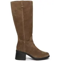Timberland für Damen. TB0A43M8EIV1 Bellevaux hohe Stiefel aus braunem Leder (41.5 W), Wohnung, Reißverschluss, Lässig