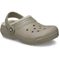Crocs Clog Kleinkind Classic Lined Clog Mushroom Bone-Schuhgröße 23 - 24