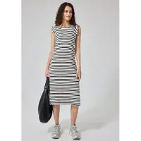 Street One Studio Maxikleid Ohne Taschen im Streifendesign