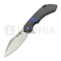 Olamic cutlery Wayfarer 247 20CV Cutlass Taschenmesser, Dark Blast Ti & Timascus