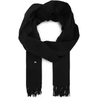Tommy Hilfiger Schal Th Flag AM0AM14576 Schwarz