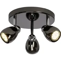 Lightbox LED Spotrondell, Ø 33 cm, GU10, 3 W, 300 lm, Köpfe schwenkbar, Metall