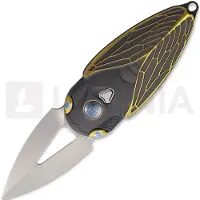 Rike Knife Cicada Button Lock Gray Taschenmesser