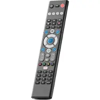 One For All URC 1241, AV-Receiver, Spielekonsole, Home-Audio-System, Heimkinosystem, Soundbar-Lautsprecher, TV,..., IR Wireless, Drucktasten, Schwarz