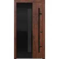FM Türen AS68 Modell 66 1000 x 2100 Nussbaum Rechts Innen Beschläge Set 01