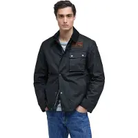 Barbour für Herren. MWX1853 Workers Wax Jacke schwarz (XL), Lässig, Baumwolle