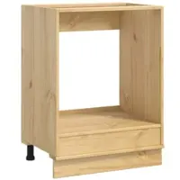 Helloshop26 - Moderner rechteckiger Aufbewahrungsschrank für das Wohnzimmer 60 x 46 x 81 cm aus massivem Kiefernholz honigfarben