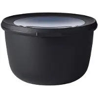 Mepal 4 Stück multischüssel cirqula rund 1000 ml - nordic black 106210041100