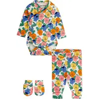 Mini Rodini Set - Body l/ä/Leggings/Handschuhe - Bratschen - Mul - - 68 - Body L/Ä