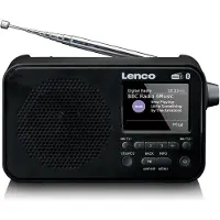 Lenco PDR-036BK - DAB+/FM-Radio mit Bluetooth - Schwarz