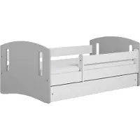 RAUMHIRSCH FURNITURE raumhirsch KINDERBETT CLASSIC II mit Schublade ohne Matratze Grau 90/65/184