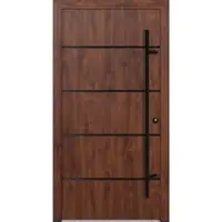 FM Türen AS68 Modell 22 1000 x 2000 Nussbaum Rechts Innen Beschläge Set 01