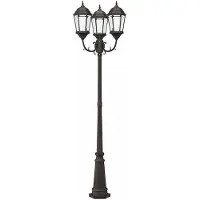 vidaXL Garten-Licht 61 x 53 x 235 cm Aluminium und Glas
