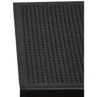 BigDean Gummi Stufenmatte 25x75cm Gummimatte Rutschschutz Treppe Stufen Außen mit Winkelkante Selbstklebend Gummistufenmatte