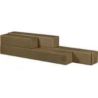 Proregal Mega Deal 10x Versandbox Quadratisch Teleskopierbar Bis 1400mm LxBxH 440x105x105mm Braun Versandhülse Versandkarton Versandrolle Versandrohr