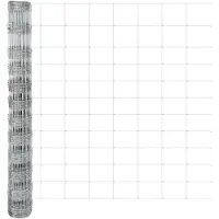 vidaXL Wildzaun 1000 x 120 x 0,18 cm Eisen Feuerverzinkt
