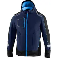 Sparco York Softshelljacke Blau S Blau S