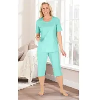 DW-Shop Baumwoll-Schlafanzug in mint in Größe 48/50 von , Mint, 48/50
