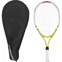Gistuch Regail Teenager-Tennisschläger, Rahmen aus Aluminiumlegierung, Kinderschlägerset für das Training, Gelb